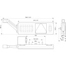 HELLA 2VP 340 970-041 Heckleuchte - LED - 24V