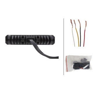 HELLA 2XD 014 560-401 LED-Blitz-Kennleuchte - BST - 12/24V - gelb