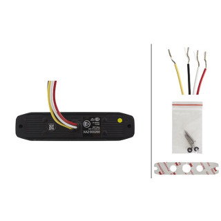 HELLA 2XD 014 562-201 LED-Blitz-Kennleuchte - BST-Slim - 12/24V - gelb