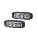 HELLA 2XD 014 563-401 LED-Warnleuchte - BST-Slim - 12/24V - Gelb