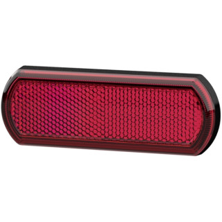 HELLA 8RA 013 403-001 Rückstrahler - Shapeline Tech - Lichtscheibenfarbe: rot - rechteckig - geklebt/A