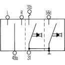 HELLA 6BA 001 539-001 Lenkstockschalter