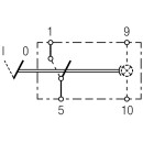 HELLA 6EH 007 832-022 Schalter - S24 - Kippbetätigung - I-0 - Anschlussanzahl: 4