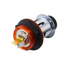 HELLA 8EZ 008 021-051 Zigarettenanzünder - 24V - Einbau - Stecker: Flachstecker