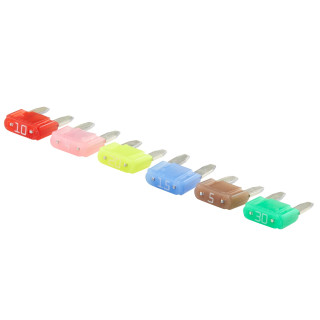 HELLA 8JS 728 596-901 Sicherungssatz - Mini-Flachstecksicherung - 10/15/20/30/4/5A - Set