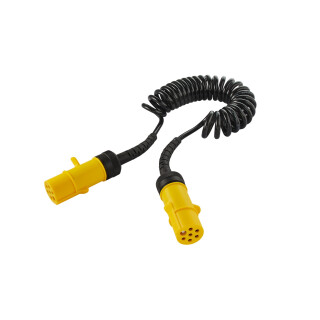 HELLA 8KA 004 797-151 Elektrowendel - 7-polig - S-Type - 24V - Kunststoff
