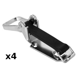 4x Werkzeughalter Spatenhalter Besenhalter verzinkt Länge 150 mm VG 75073