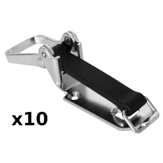 10x Werkzeughalter Spatenhalter Besenhalter verzinkt Länge 150 mm VG 75073