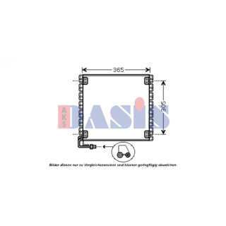 Kondensator, Klimaanlage, AKS DASIS 072019N
