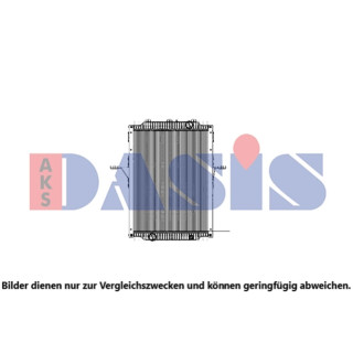 Kühler, Motorkühlung, AKS DASIS 390048N