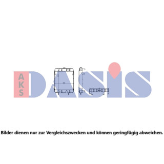 Kühler, Motorkühlung, AKS DASIS 440532N