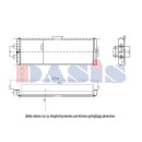 Ölkühler, Motoröl, AKS DASIS 446007N