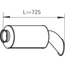 Endschalldämpfer - DINEX 80402