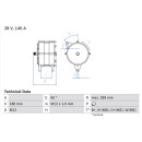 Drehstromgenerator - Bosch 0 986 041 640 - 0986041640