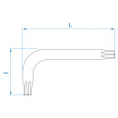 Langer TORX®-Schlüssel KING TONY - 1123R