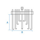Abzieher 2-armig mit Abzugshaken-Set KING TONY - 79621800