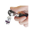 Umschaltratsche mit schwenkbarem Griff und Gelenkkopf 1/4" KING TONY - 275245G