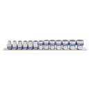 3/8" Steckschlüssel-Set auf einer Schiene,...