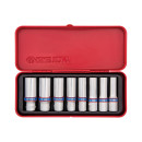 3/8" Steckschlüssel-Set, lang, metrisch - 8 tlg. KING TONY - 3508MR