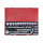 1/2" Steckschlüssel-Set, metrisch, mit Zubehör - 24 tlg. KING TONY - 4024MR
