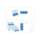 Pin punches, starter punches, chisels and hammer, EVAWAVE - 8 tlg. KING TONY - 990118PRE