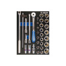 1/2" Steckschlüsselset, metrisch mit...