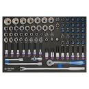 1/2" Steckschlüsselset mit 6-Kant-, TORX®-...