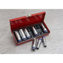 1/2" Steckschlüssel-Set, lang, metrisch - 8 tlg. KING TONY - 4208MR