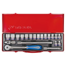 1/2" Steckschlüssel-Set, metrisch, mit...
