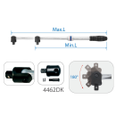1/2" ausziehbarer Gelenkgriff KING TONY - 446124G
