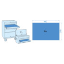 Ratschen-Ring-Maulschlüssel-Set, Einmaulschlüssel verstellbar, Universal-Gripzange, EVAWAVE - 15 tlg. KING TONY - 991215MRV