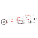 Umschaltratsche mit rundem Kopf 1/2" KING TONY - 475610G
