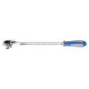 Umschaltratsche 1/2" mit eingebautem 19mm-Steckschlüsseleinsatz im Kopf KING TONY - 476710G