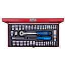 1/4" & 3/8" Steckschlüssel-Set mit...