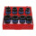 1" Kraft-Steckschlüssel-Set, metrisch - 8 tlg. KING TONY - 8410MP