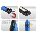 Inspektionslampe slim 7W COB + 3W SMD (600 & 120 lm)...