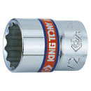 1/4" 12-Kant Steckschlüssel-Einsatz - 11/32 KING TONY - 233011S