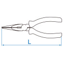 Zange, halbrunde Backen - 164 mm KING TONY - 631106