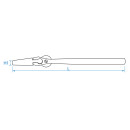 Einmaulschlüssel verstellbar, metrisch - 460 mm KING TONY - 361118HR