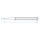 Körner, 120 mm - Ø 4 mm KING TONY - 7610405