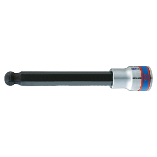 1/2" 6-Kant Schraubendreher-Einsatz, metrisch, Kugelkopf - 6 mm KING TONY - 40D006