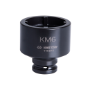 Kraft-Steckschlüssel für Sicherungsmuttern, metrisch - 52 mm KM7 KING TONY - 44K852M