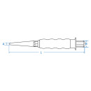 Ummantelter Körner - 6 mm KING TONY - 7610674G