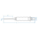 Ummantelter Splinttreiber, 14 mm - 290 mm KING TONY - 7641411G