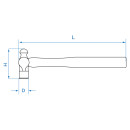 Schlosserhammer 31 mm KING TONY - 781124OS