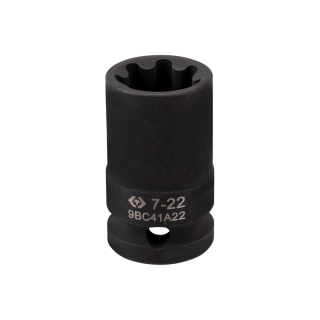 1/2" Steckschlüssel, metrisch - 14 mm 7-Kant KING TONY - 9BC41A14
