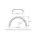 Kotflügel DK3125 Universal passend für LKW /...