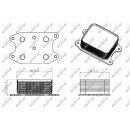 Ölkühler passend für VW Polo 1.0 18- NRF 31329