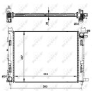 Kühler passend für RENAULT Clio 1.5D 13- NRF 58443