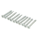 Schrauben 10Stück, Zink, Durchmesser 6,3mm,...